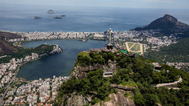 Vy över Rio de Janeiro